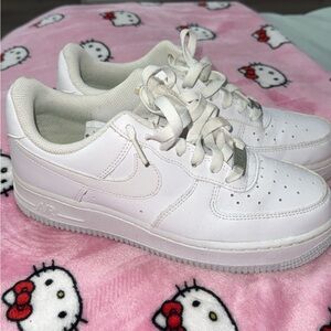 Nike White Sneakers with Logo